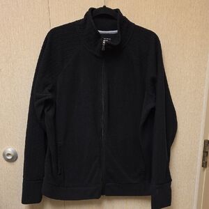 Tek Gear Men's Black Zip-Up Sweater